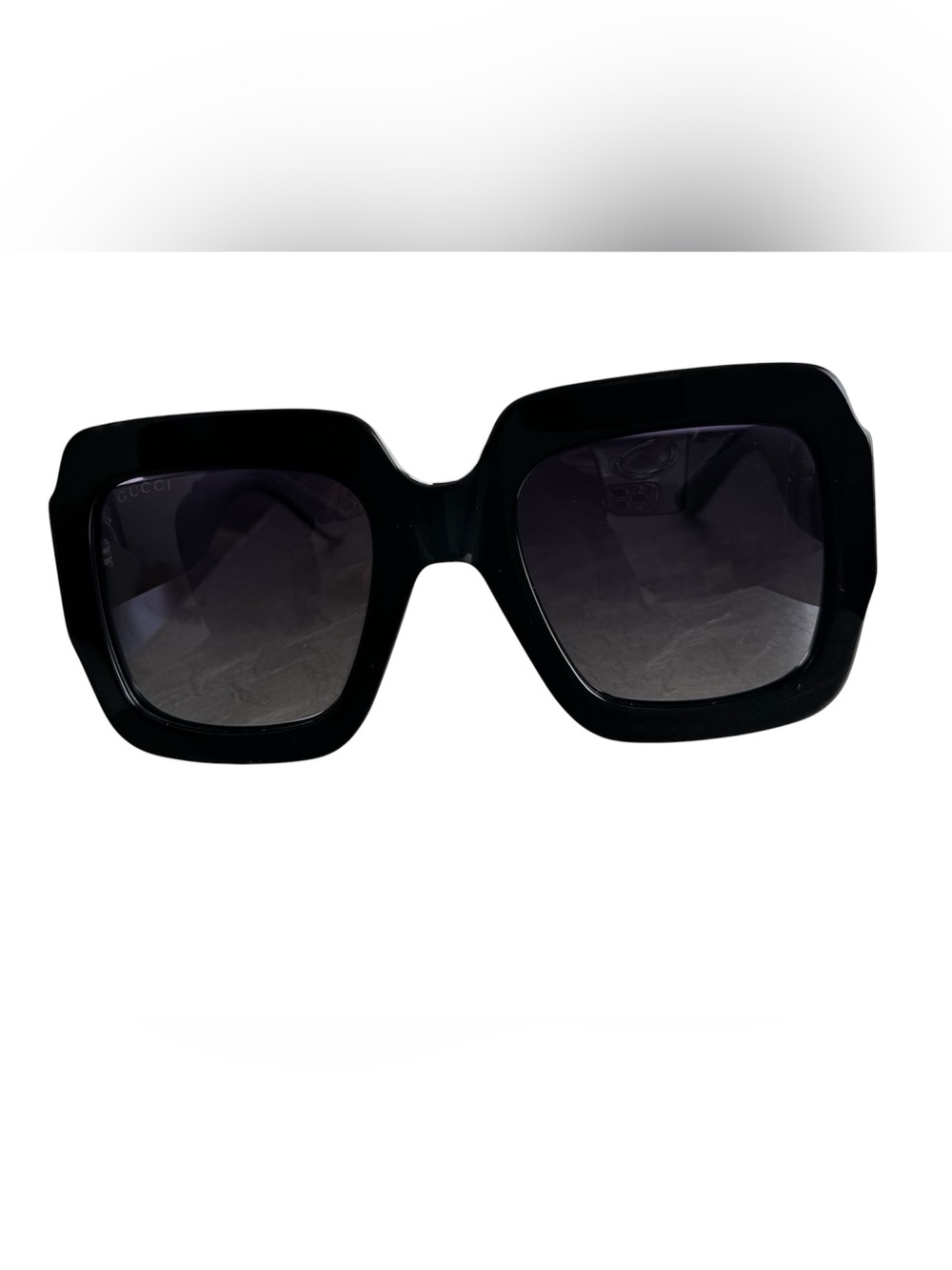 Gucci Black Oversized Square Sunglasses for Women